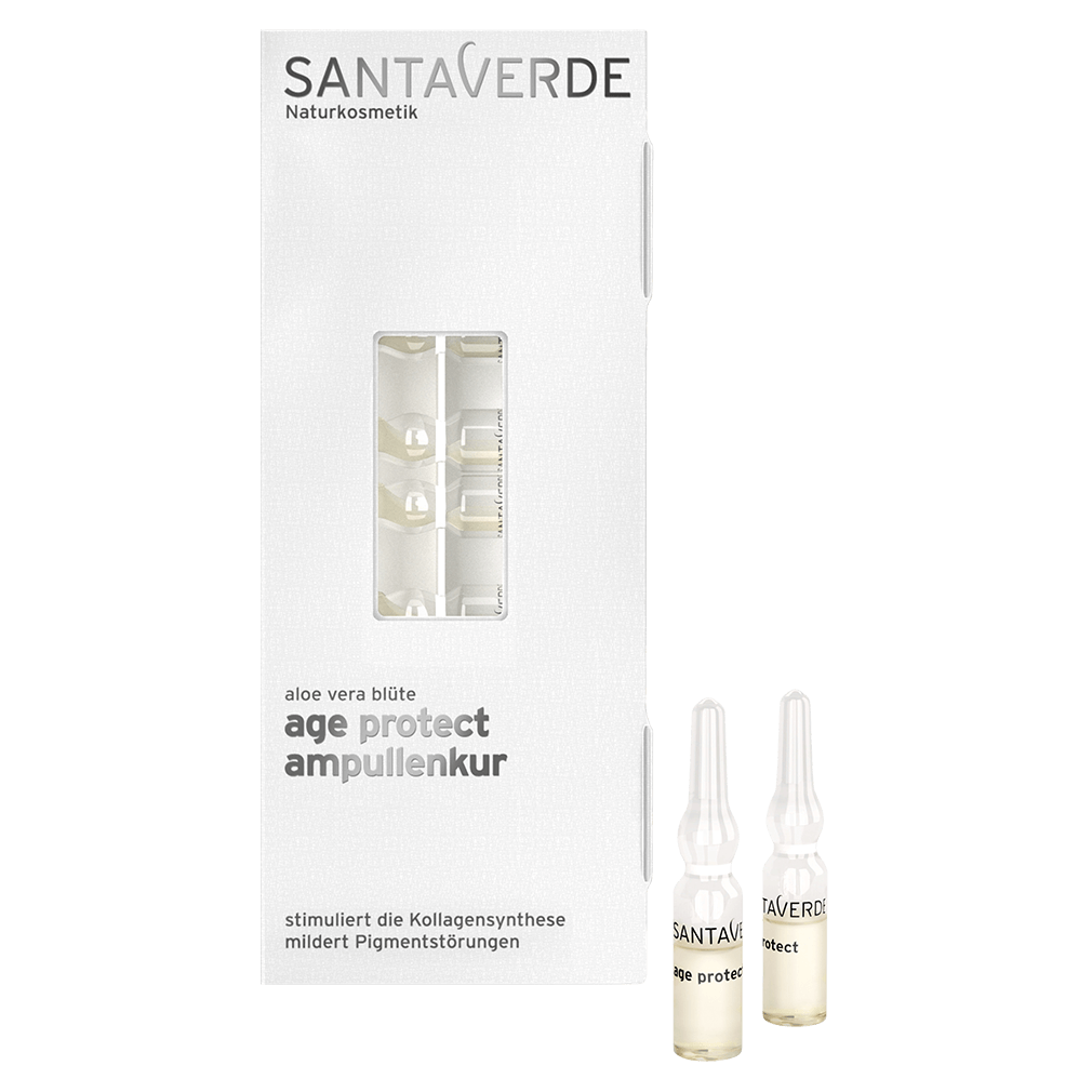 Age Protect Ampullenkur, 10x1 ml von Santaverde