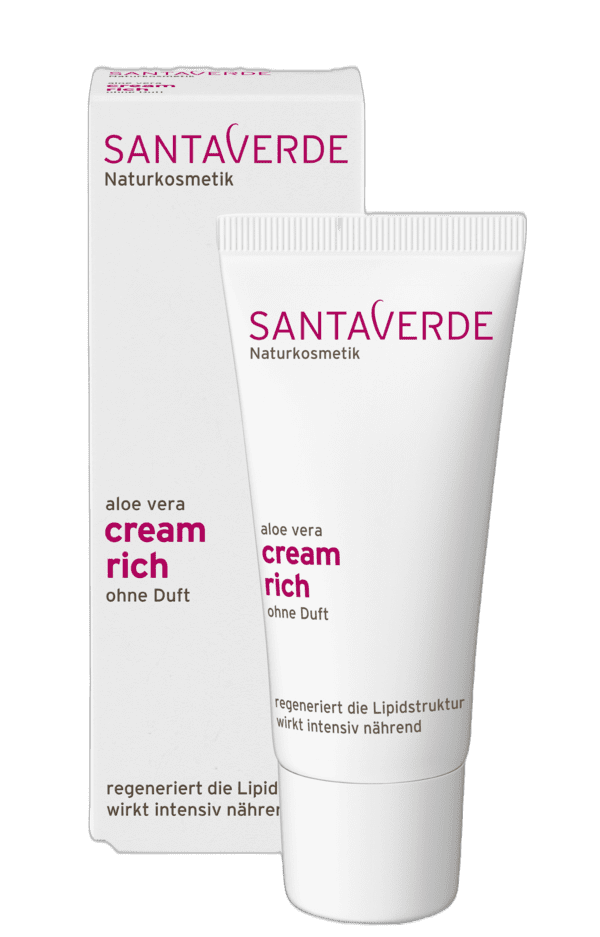 Aloe Vera Creme Rich ohne Duft von Santaverde