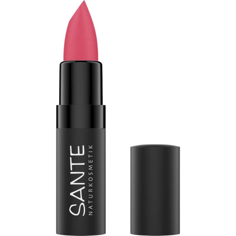 Matte Lipstick 01 Soft Coral von Sante Naturkosmetik