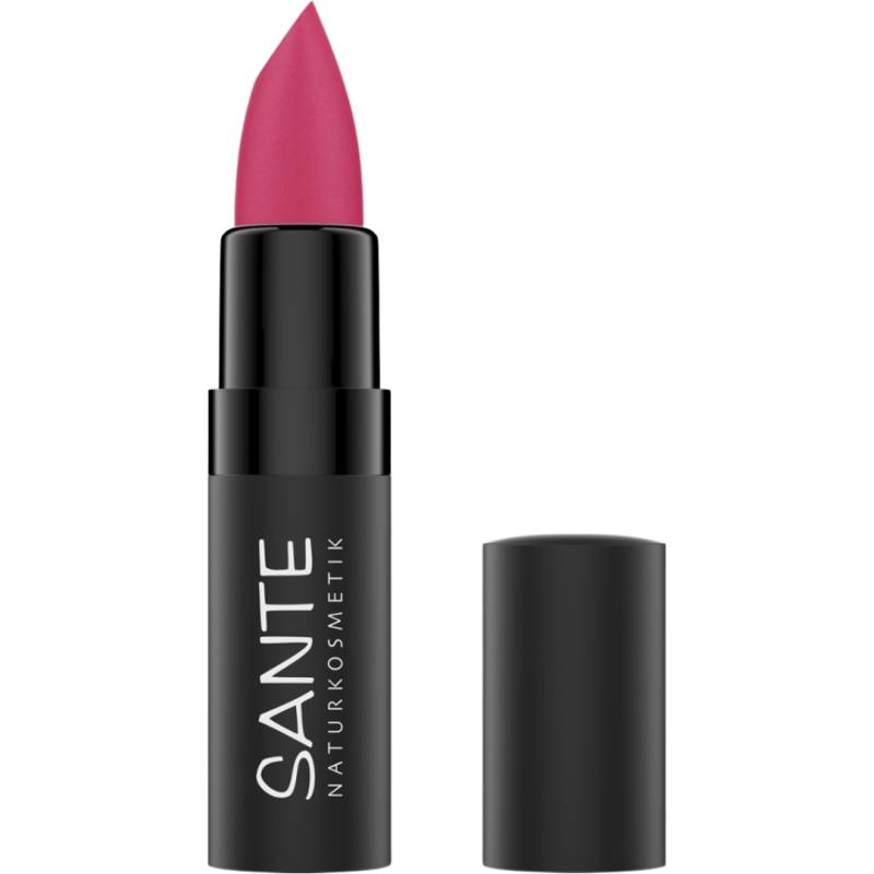 Matte Lipstick 07 Wild Fuchsia von Sante Naturkosmetik