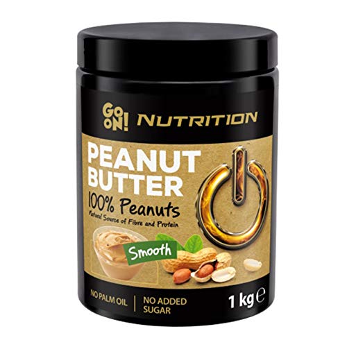 Go On Nutrition Masło Orzechowe 100% Orzechów Arachidowych 1000g 1kg Erdnussbutter 100% Erdnussnuss Smooth von Sante