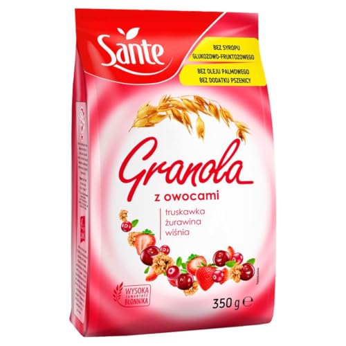Sante Vollkorn-Müsli mit Cranberry, Himbeere, Erdbeere, 350 g Sante Vollkorn-Müsli mit Cranberry, Himbeere, Erdbeere, 350 g von Sante