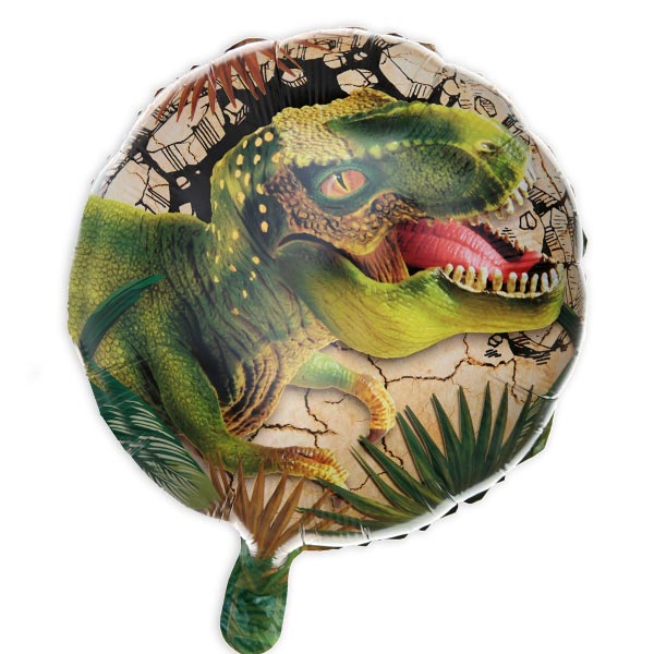 Dinosaurier Folienballon, heliumgeeignet, Ø 35cm von Santex