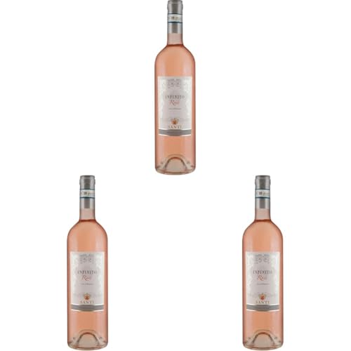 Santi Infinito Bardolino Chiaretto Denominazione di Origine Controllata Wein trocken (1 x 0.75 l) (Packung mit 3) von Santi