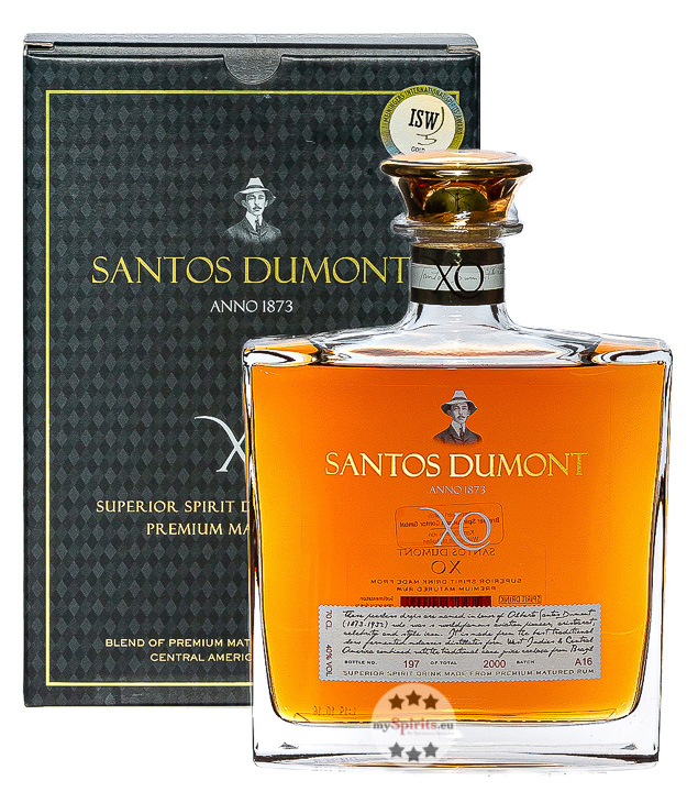 Santos Dumont XO (Rum-Basis) (40 % Vol., 0,7 Liter) von Santos Dumont