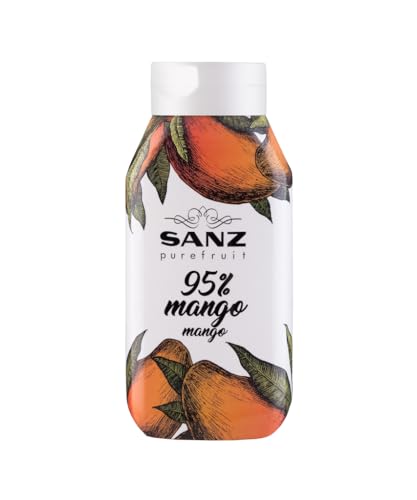 Sanz Mango-Püree aus Spanien, Fruchtpüree für Cocktails mit 95 % Mango-Anteil, 0,67 L von Sanz