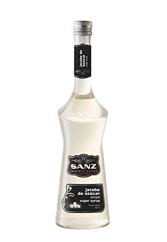 Weißer Rohrzucker Sirup Sanz, Zucker Simple Sirup für Cocktails. 0,7 l von Sanz