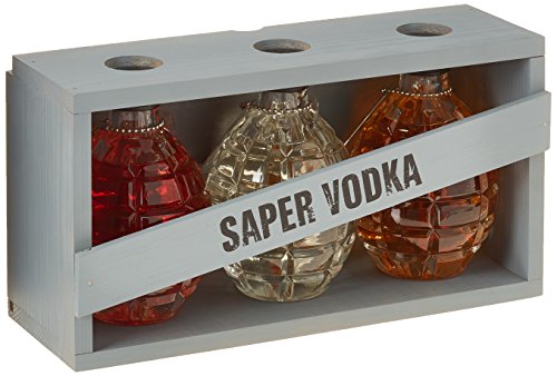 Saper Vodka in Holzkiste (3 x 0.2 l) von Saper Vodka