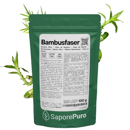 Bambusfaser 100 gr - Ballaststoffreich - Glutenfrei von SaporePuro