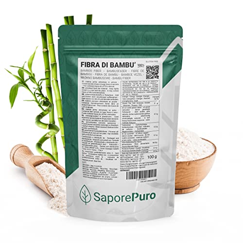 Bambusfaser 100 gr - Ballaststoffreich - Glutenfrei von SaporePuro