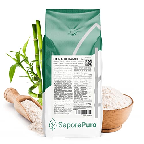 Bambusfaser 500g - Ballaststoffreich - Glutenfrei von SaporePuro