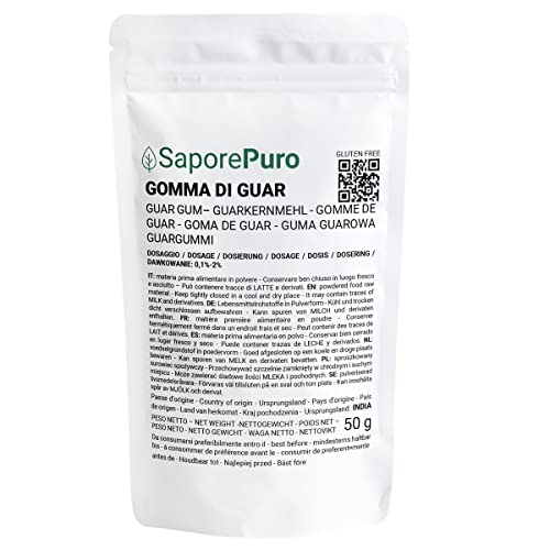 Saporepuro Guarkernmehl 50 gr - Guar Gum Saporepuro Guarkernmehl 50 gr - Guar Gum von SaporePuro