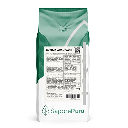 Saporepuro Gummi Arabicum pulver 1 kg - Arabischer gummi - Arabic gum powder von SaporePuro