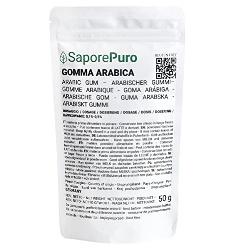 Saporepuro Gummi Arabicum pulver 50 gr - Arabischer gummi - Arabic gum powder Saporepuro Gummi Arabicum pulver 50 gr - Arabischer gummi - Arabic gum powder von SaporePuro