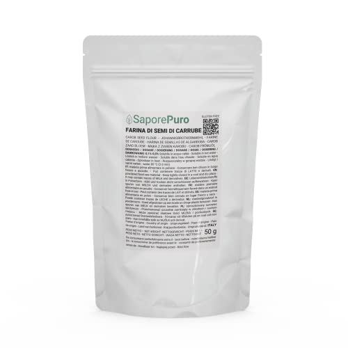JOHANNISBROTKERNMEHL - locust bean gum - Ideal für Speiseeis und Sorbets - 100% pur - 50 g JOHANNISBROTKERNMEHL - locust bean gum - Ideal für Speiseeis und Sorbets - 100% pur - 50 g von SaporePuro