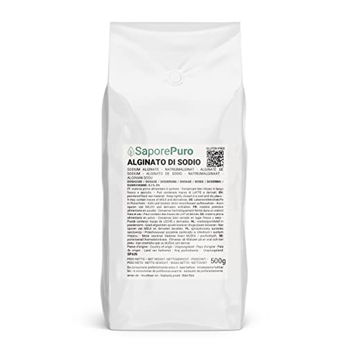 NATRIUMALGINAT - Lebensmittelverdicker und Geliermittel - Hohe Qualität - 500 GR NATRIUMALGINAT - Lebensmittelverdicker und Geliermittel - Hohe Qualität - 500 GR von SaporePuro