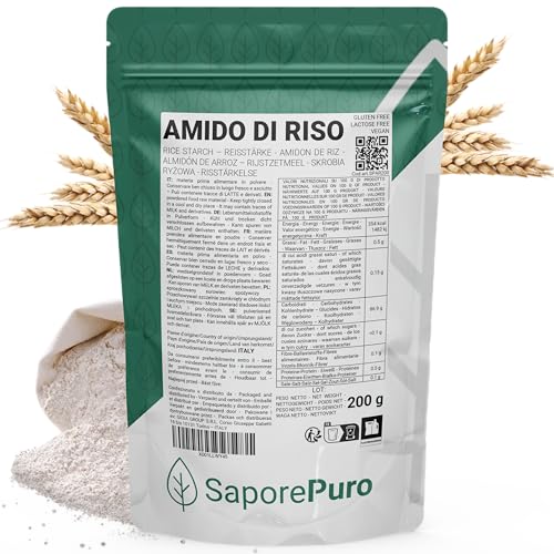 Saporepuro REISSTÄRKE 200 gr - Gluten Free Saporepuro REISSTÄRKE 200 gr - Gluten Free von SaporePuro