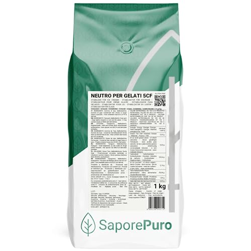 Saporepuro SPEISEEIS STABILISATOR mit Tara - und Guarmehl - 1000 GR von SaporePuro