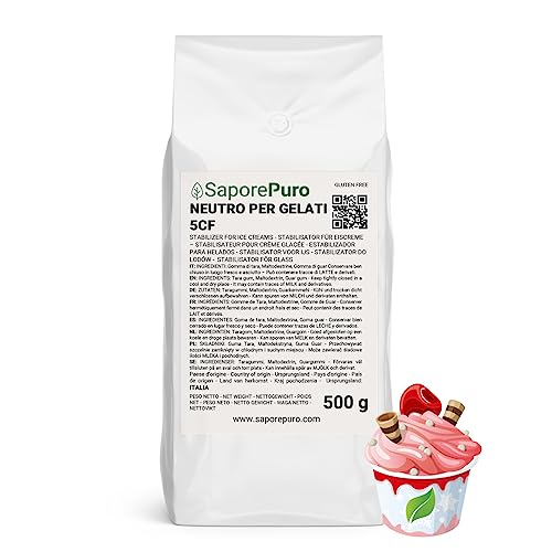 Saporepuro SPEISEEIS STABILISATOR mit Tara - und Guarmehl - 500 GR von SaporePuro