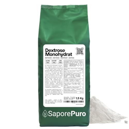 SaporePuro DEXTROSE Pulver 1,5 kg SaporePuro DEXTROSE Pulver 1,5 kg von SaporePuro