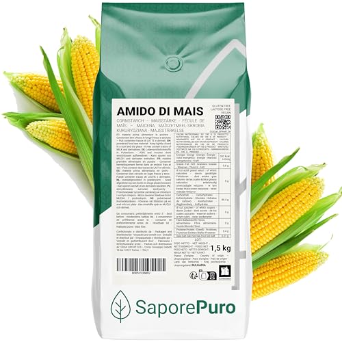 Saporepuro Maisstärke pulver 1500 gr - Glutenfrei von SaporePuro