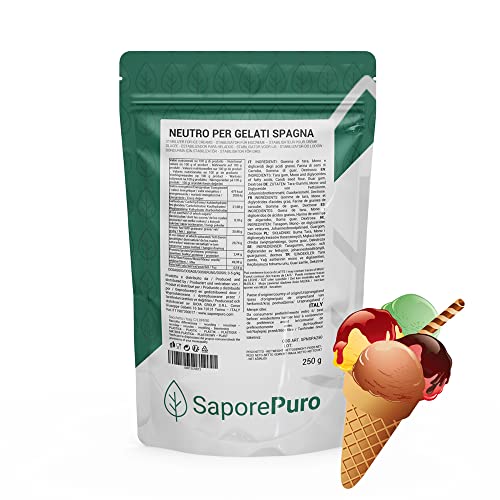 Saporepuro SPEISEEIS STABILISATOR (S) mit Emulgator- 250 GR von SaporePuro