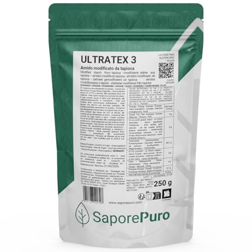 Saporepuro Ultratex 3 250 gr - Mit Tapioka modifizierte Stärke Saporepuro Ultratex 3 250 gr - Mit Tapioka modifizierte Stärke von SaporePuro