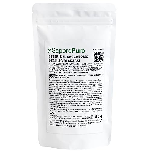 Saporepuro Zuckerester 50 gr - Ester von saccharose - E473 Saporepuro Zuckerester 50 gr - Ester von saccharose - E473 von SaporePuro