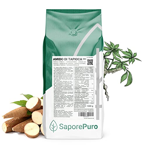 Saporepuro Tapiokastärke Pulver 1 kg - Glutenfrei Saporepuro Tapiokastärke Pulver 1 kg - Glutenfrei von SaporePuro