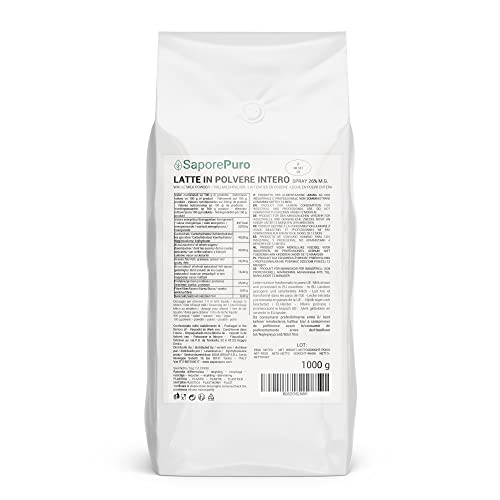 Saporepuro Vollmilchpulver 1 kg - Milk powder von SaporePuro
