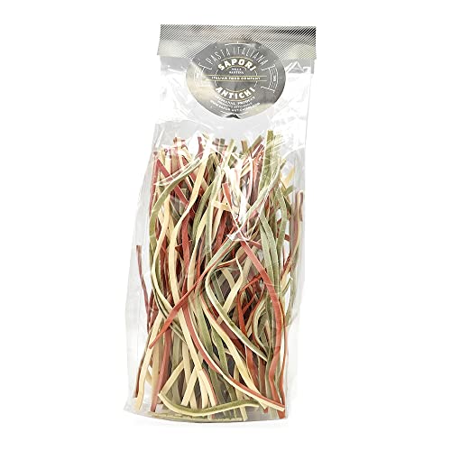 Sapori Antichi - italienische Flagge Pasta - Tagliolini Bandiera Italiana - 10 x 250g von Sapori Antichi