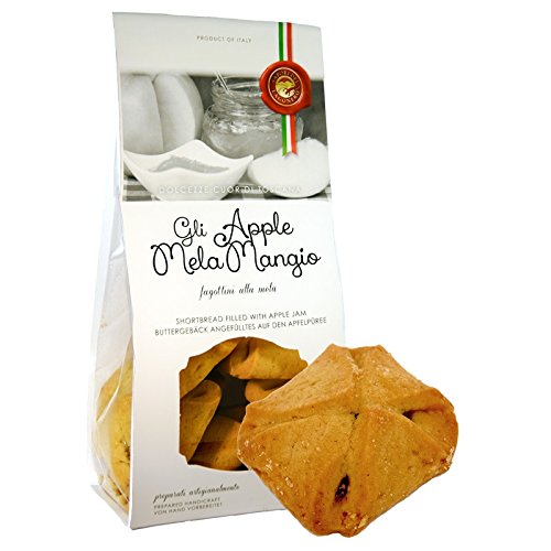 200g Riesen Kekse Apfel Butterkekse "Fagottini Mela Mangio" - Italienisches Buttergebäck mit Apfel von Sapori del Lagonero