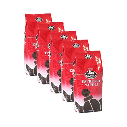 SAQUELLA Espresso Napoli, 1000g 5er Pack von Saquella