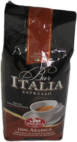 Saquella Bar Italia Espresso 100% Arabica 1kg von Saquella