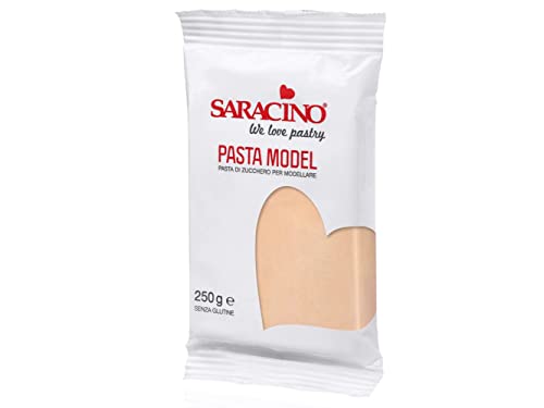 Saracino Fondant Model Hautfarben Zum Modellieren 250 g Glutenfrei Made In Italy von SARACINO We love pastry