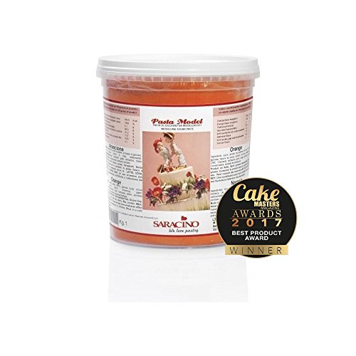 Saracino Modellierpaste Orange - 250 g von Saracino SRL