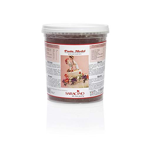 Saracino Modellierpaste Modellierfondant - Braun 1 kg Eimer Saracino Modellierpaste Modellierfondant - Braun 1 kg Eimer von Saracino
