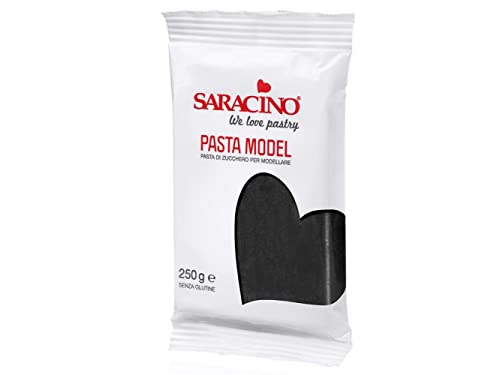 Saracino Fondant Model Schwarz Zum Modellieren 250 g Glutenfrei Made In Italy von SARACINO We love pastry