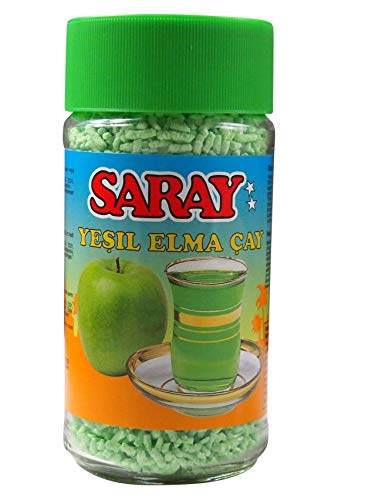 6 x 200g Saray Instant Tee mit grüner Apfelgeschmack Tee - Yesil Elma Cay von Saray