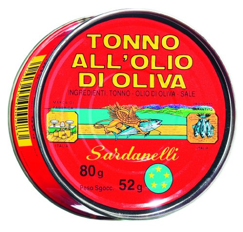 Sardanelli Tonno all'olio d'oliva, Thunfisch in Olivenöl, 80 g von Sardanelli
