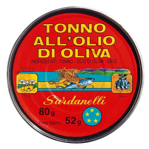 Tonno all'olio d'oliva, Thunfisch in Olivenöl, 160 g Tonno all'olio d'oliva, Thunfisch in Olivenöl, 160 g von Sardanelli