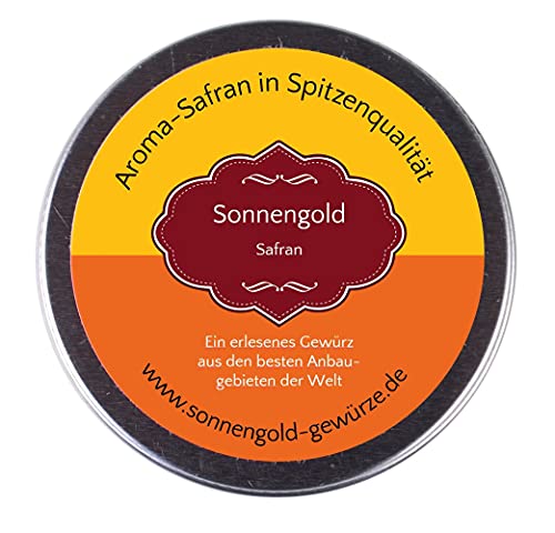 Sonnengold Safran-Fäden, Top-Qualität - Spitzenkategorie 1 (5 Gramm) von Sonnengold