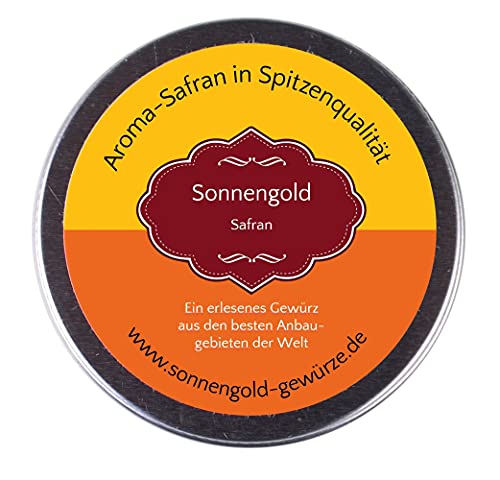 Sonnengold Safran-Fäden, Top-Qualität - Spitzenkategorie 1 (5 Gramm) von Sargolgold