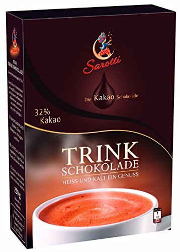 Sarotti Feine Trinkschokolade mit 32 % Kakao, Kakaopulver, Kakao, 250g von Sarotti
