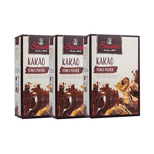 Sarotti KAKAO Feines Pulver 125 g, 3er Pack von Sarotti
