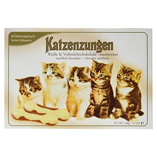 Sarotti Katzenzungen Weiße & Vollmilchschokolade marmoriert, 100 g Sarotti Katzenzungen Weiße & Vollmilchschokolade marmoriert, 100 g von Sarotti