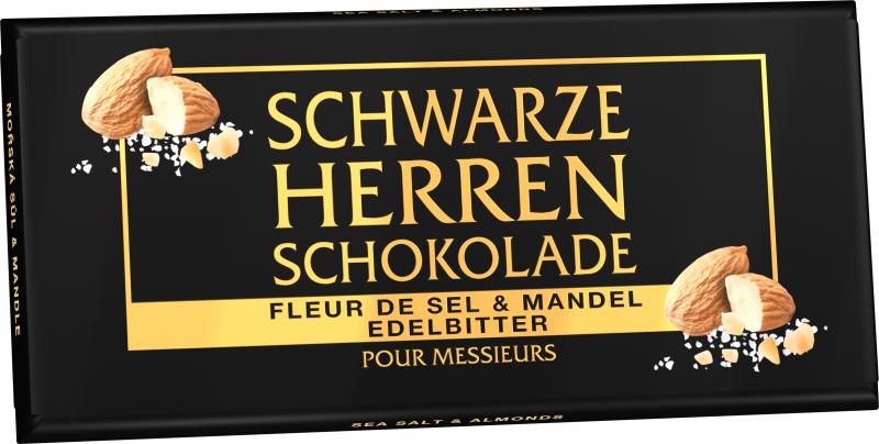 Sarotti Schwarze Herren Schokolade Fleur de Sel & Mandel Edelbitter Sarotti Schwarze Herren Schokolade Fleur de Sel & Mandel Edelbitter von Sarotti