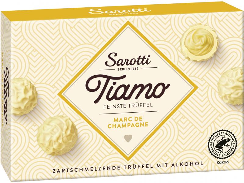 Sarotti Tiamo Marc de Champagne Trüffel von Sarotti