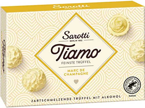 Sarotti Tiamo feinste Trüffel Marc de Champagne, 125 g von Sarotti