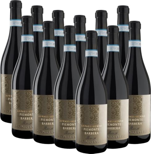 San Silvestro Appassimento Passito Piemonte Barbera DOC Sartirano Rotwein 12 x 0,75l VINELLO - 12 x Weinpaket inkl. kostenlosem VINELLO.weinausgießer San Silvestro Appassimento Passito Piemonte Barbera DOC Sartirano Rotwein 12 x 0,75l VINELLO - 12 x Weinpaket inkl. kostenlosem VINELLO.weinausgießer von Sartirano Figli
